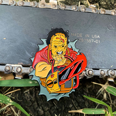 Dimensions of Fear - Texas Enamel Pin - Dystopian Designs