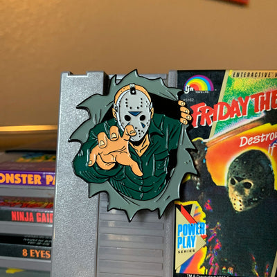 Dimensions of Fear - Crystal Lake Enamel Pin