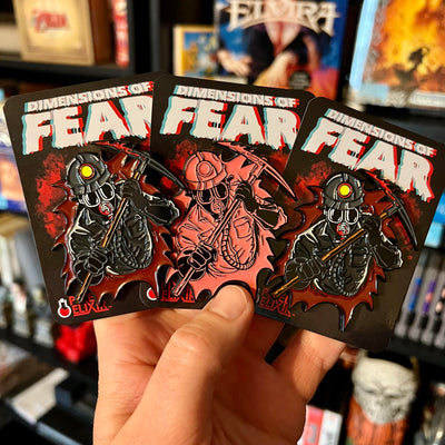 Dimensions of Fear - The Miner Enamel Pin