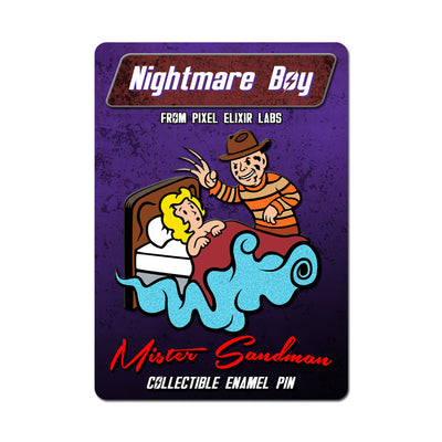 Mister Sandman Enamel Pin - Dystopian Designs