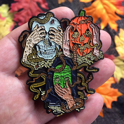 See No Evil Enamel Pin - Dystopian Designs