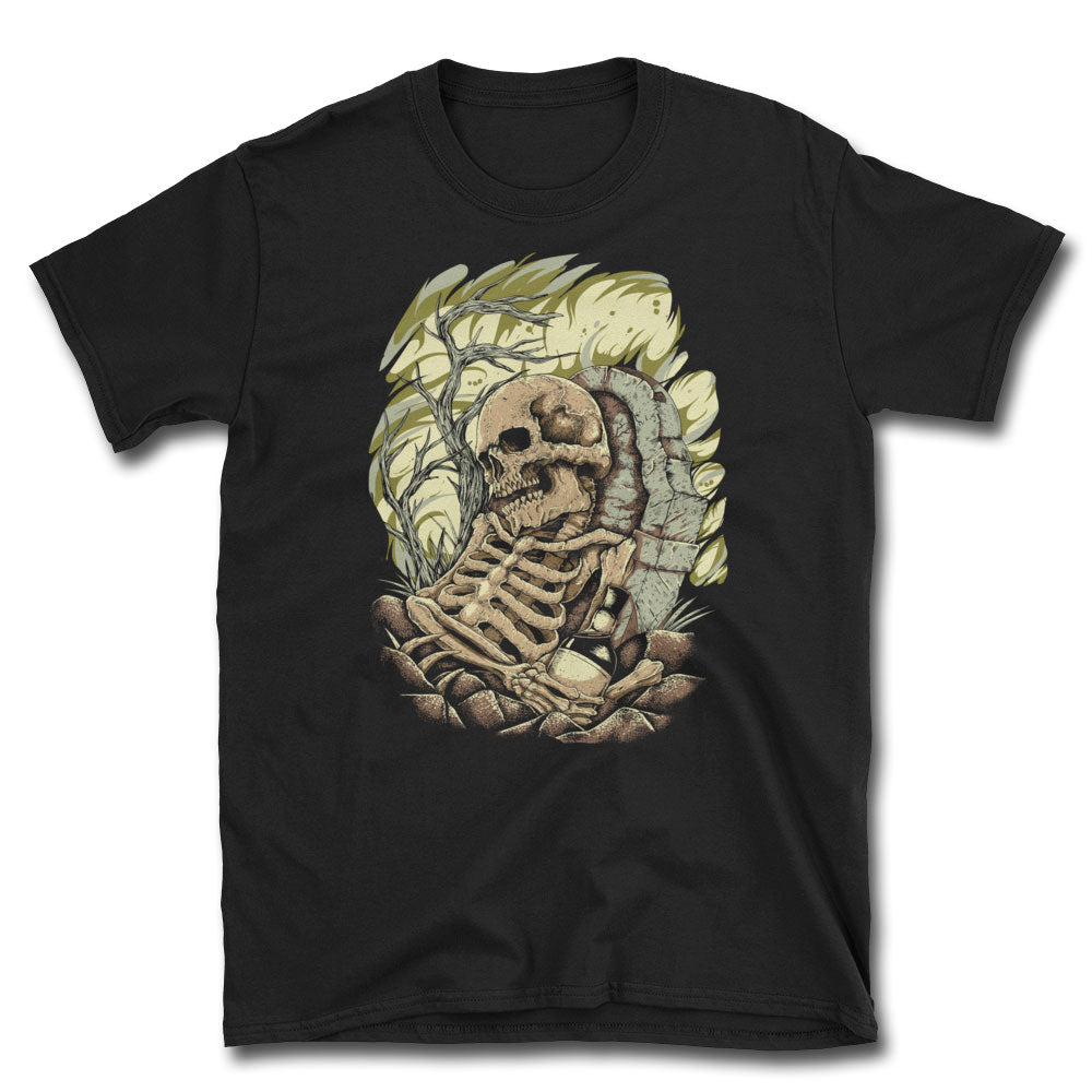 Whiskey Funeral T-Shirt - Dystopian Designs