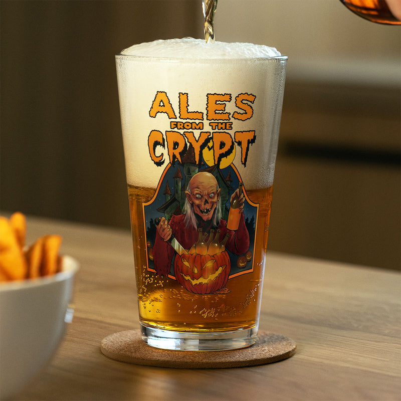 Ales From The Crypt Halloween Pint Glass