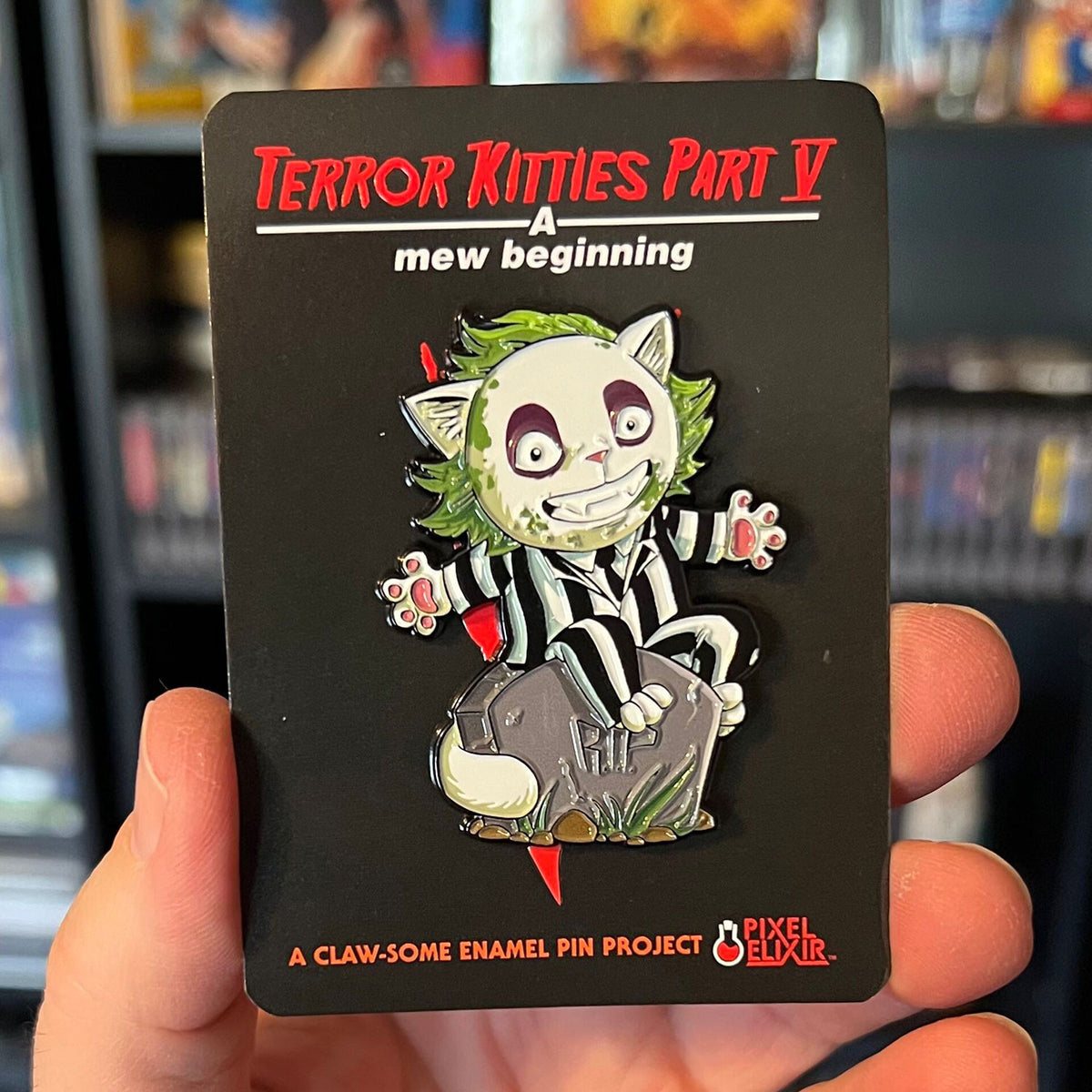 Terror Kitties V - Beetlemews Enamel Pin
