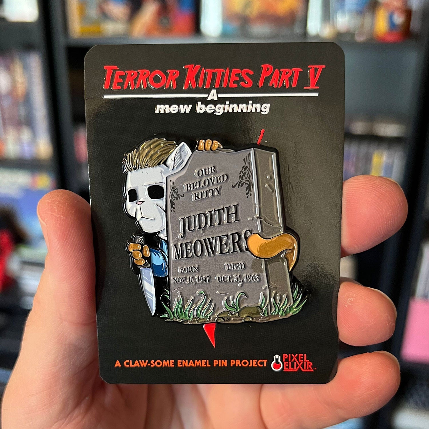 Terror Kitties V - Boogeyman Kitty Enamel Pin