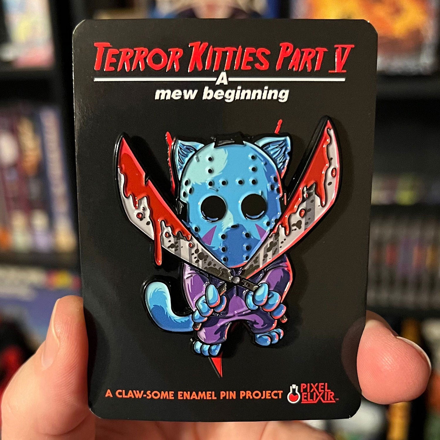 Terror Kitties V - Camp Killer Kitty Enamel Pin