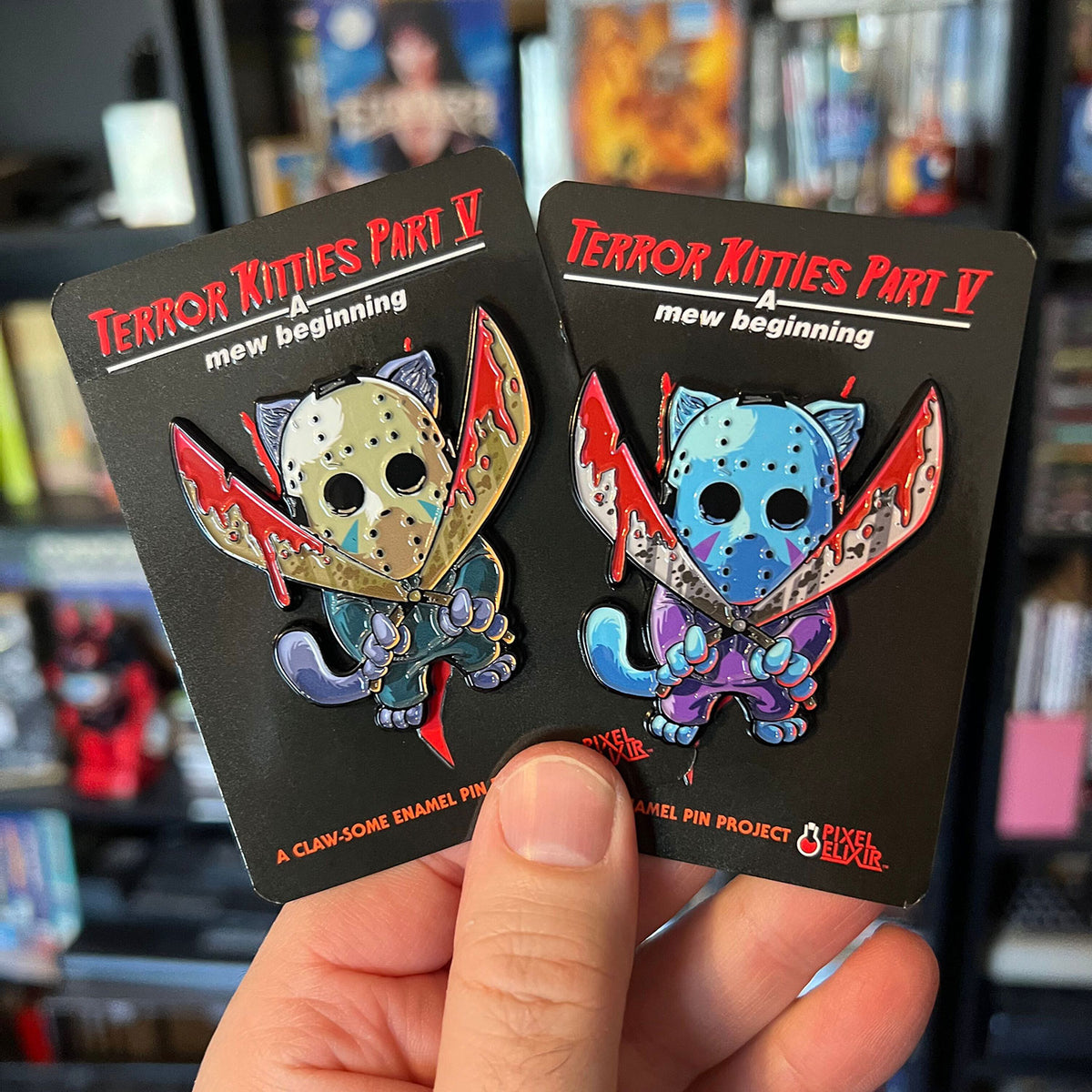 Terror Kitties V - Camp Killer Kitty Enamel Pin