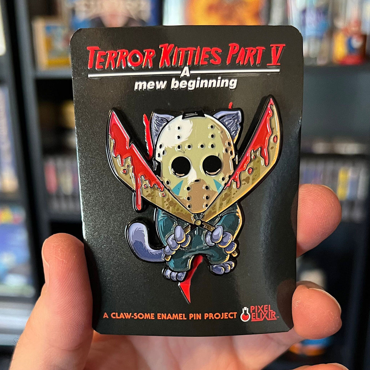 Terror Kitties V - Camp Killer Kitty Enamel Pin