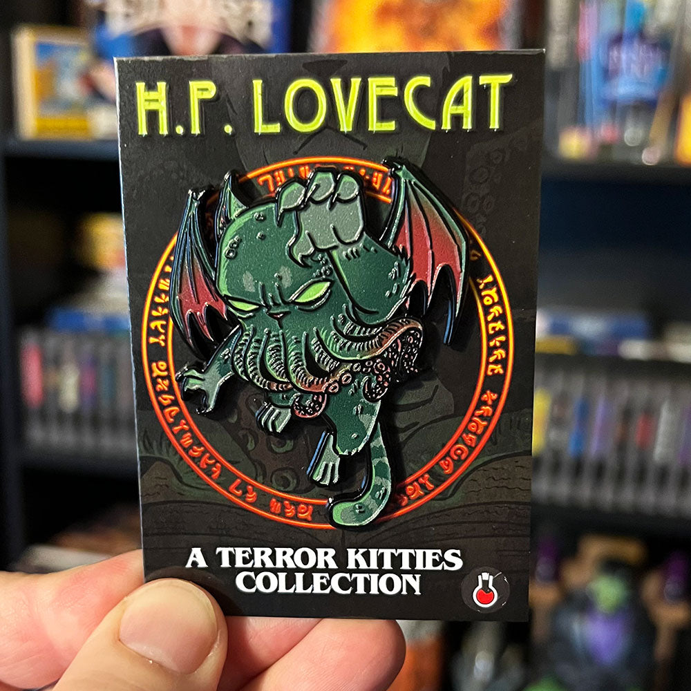 Terror Kitties - Cat-thulhu Awakened Enamel Pin