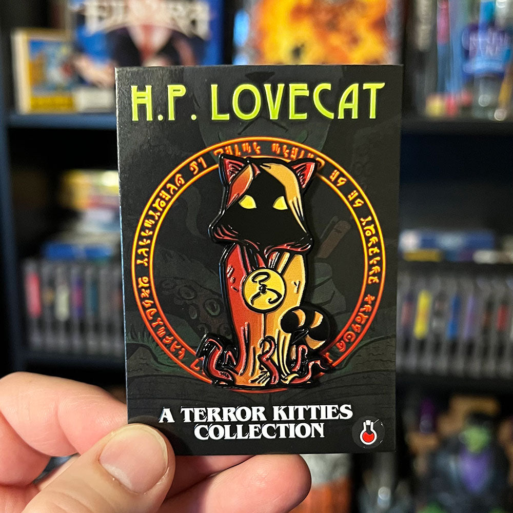 Terror Kitties - The Cat In Yellow Enamel Pin