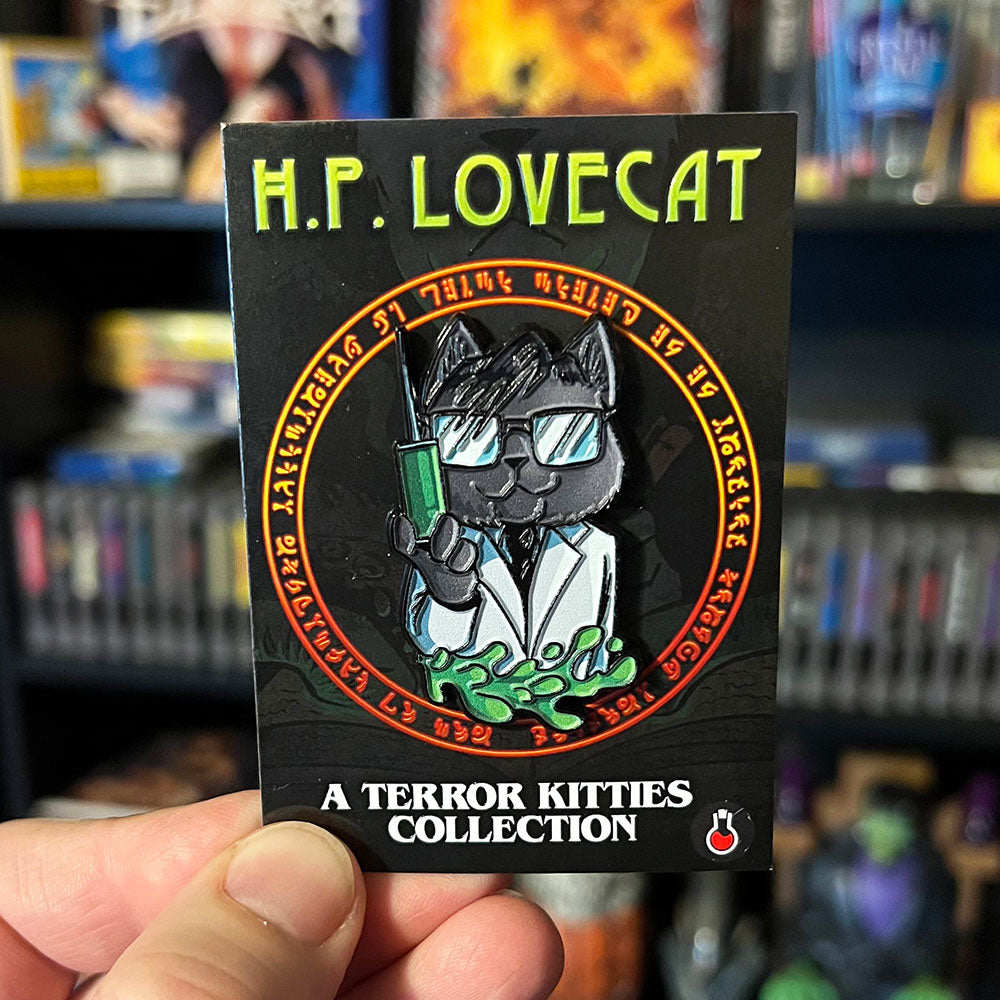 Terror Kitties - Furbert West, Reanimator Enamel Pin