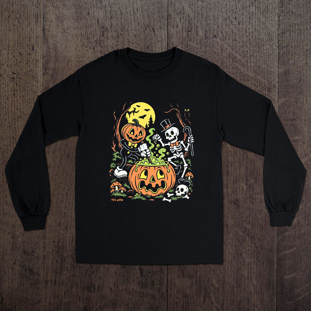 Halloween Hijinks Black Long Sleeve Shirt
