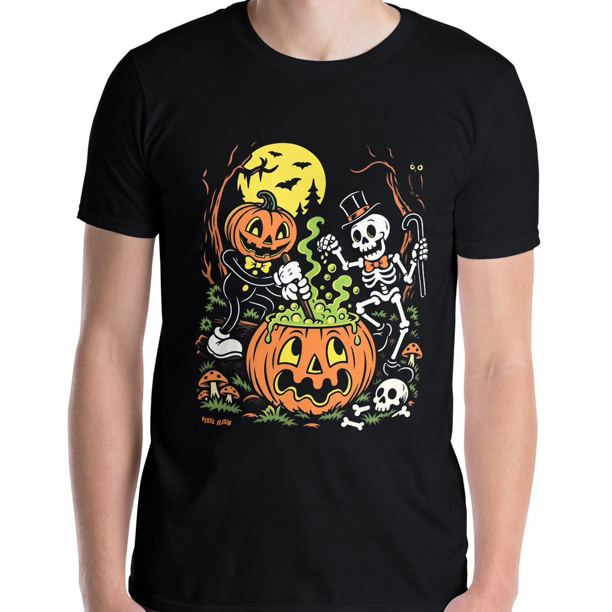 Halloween Hijinks Black Short sleeve T-Shirt