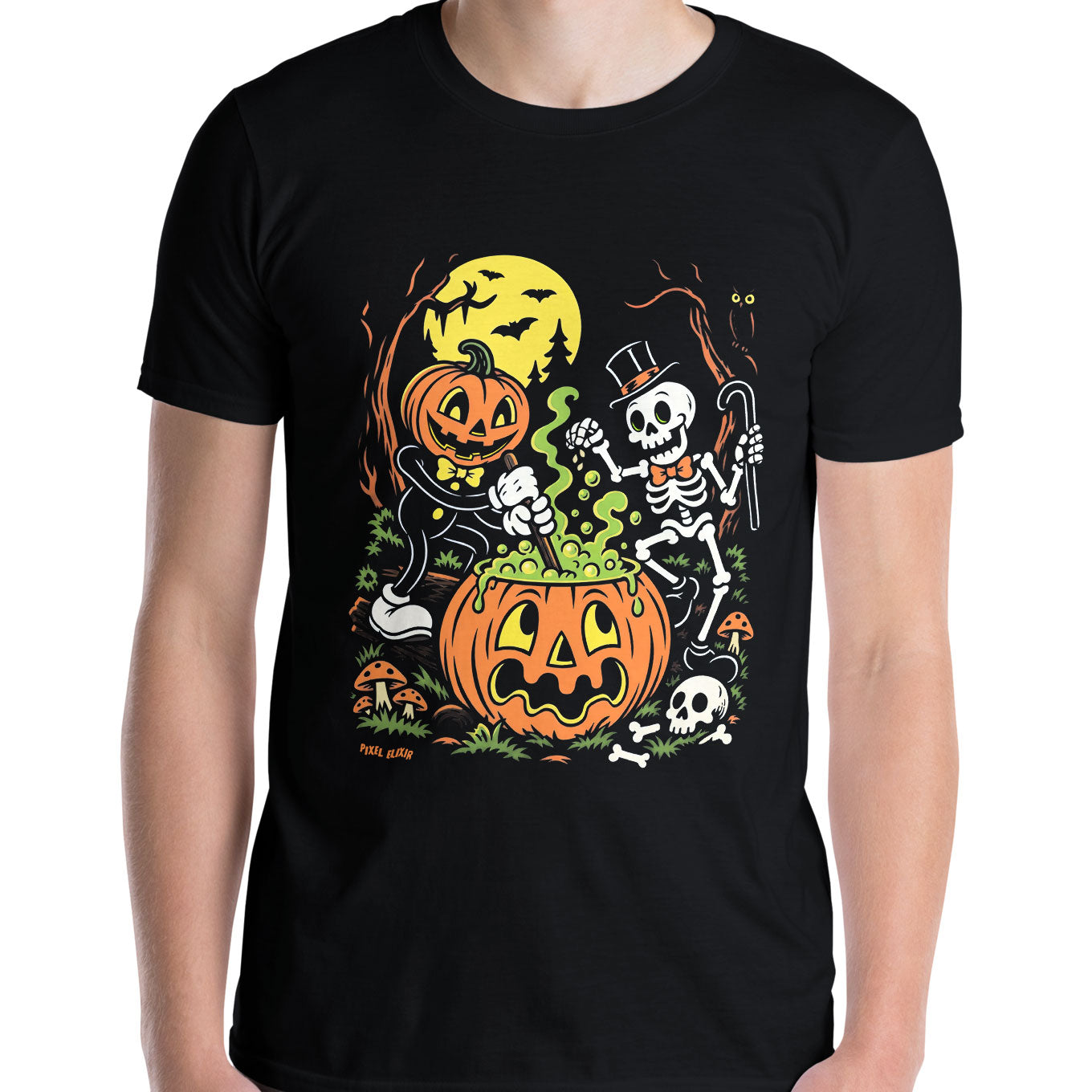 Halloween Hijinks Black Short sleeve T-Shirt