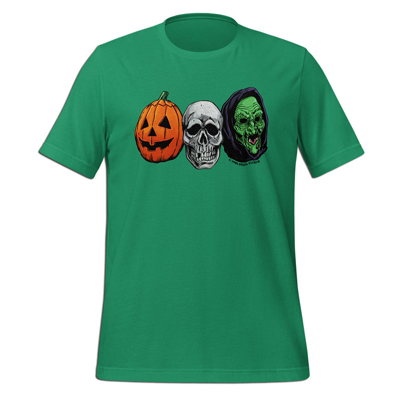 Happy, Happy Halloween Shamrock Green Tee