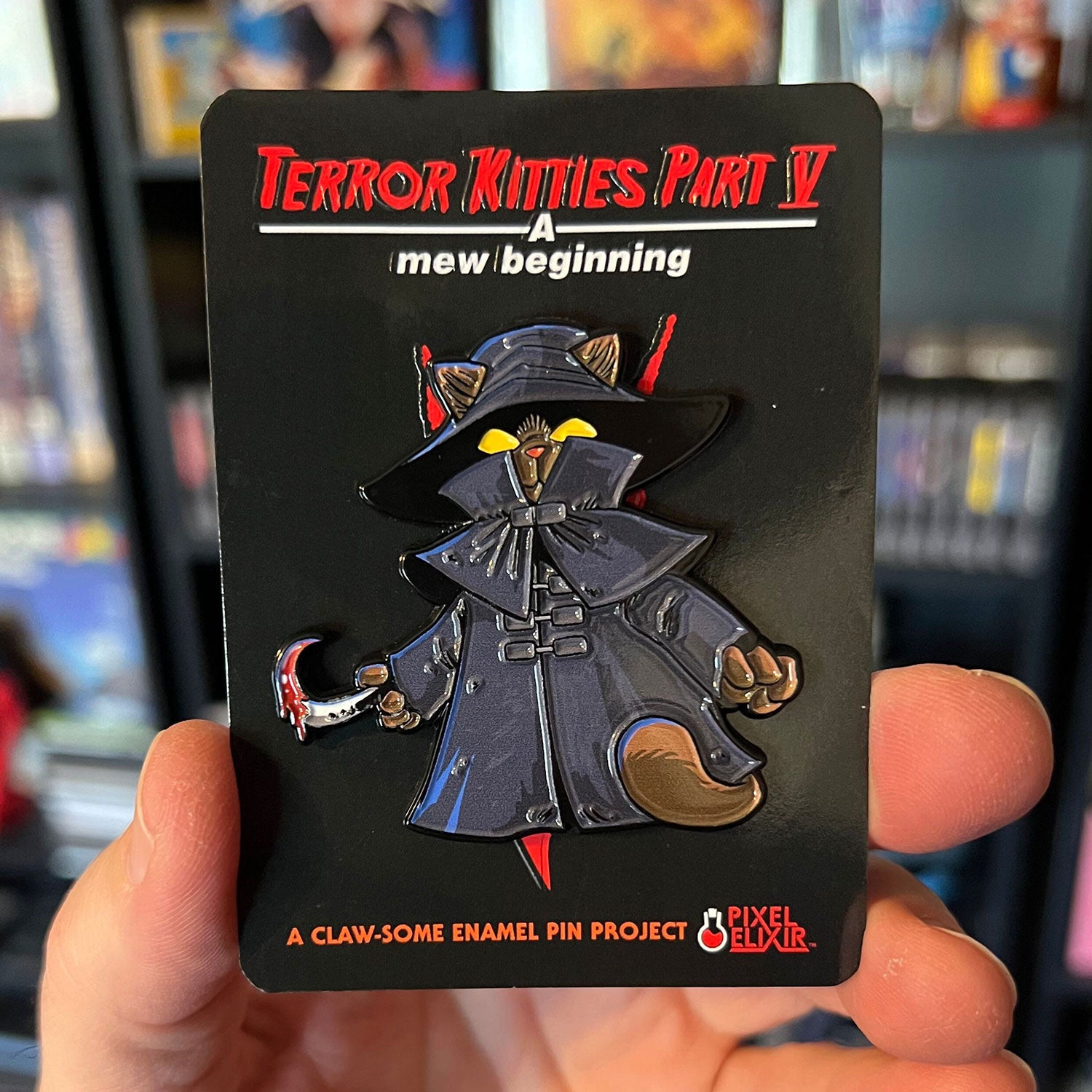 Terror Kitties V - I Know What You Did Last Kitty Enamel Pin