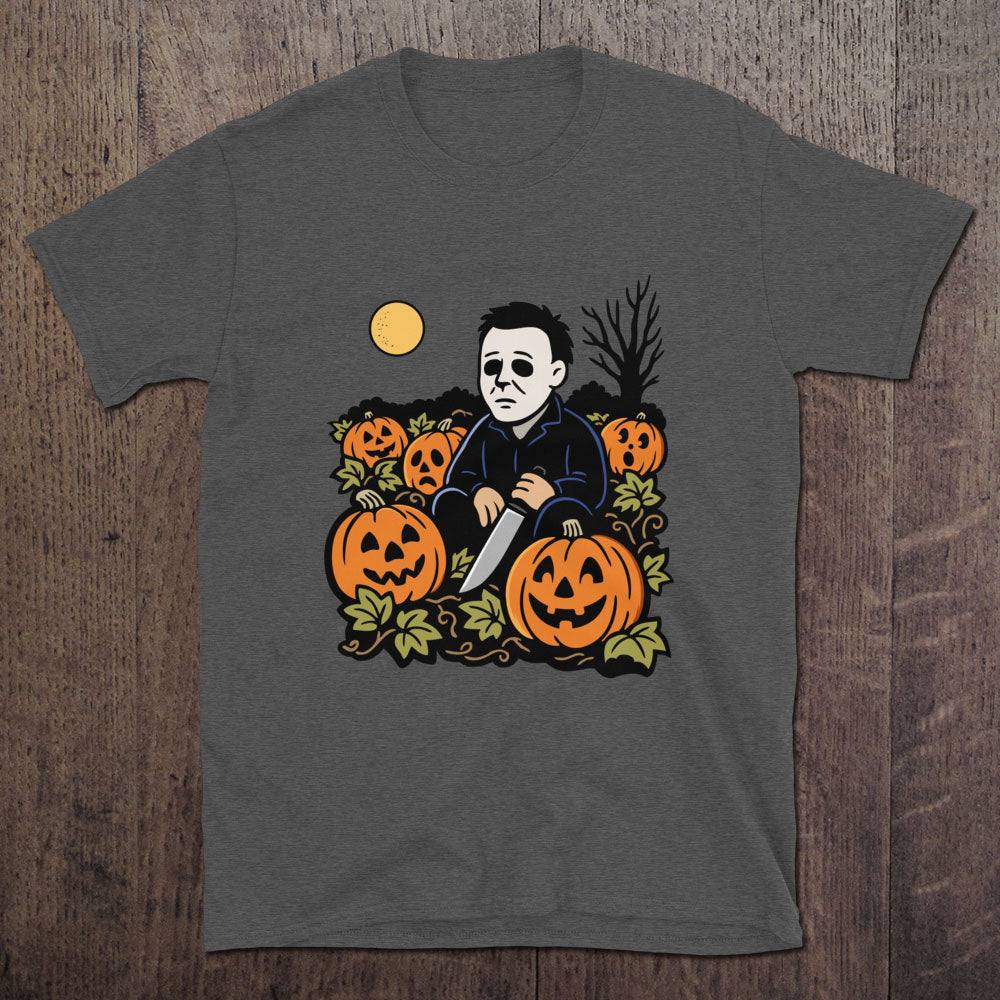 Lonely Pumpkin Patch T-Shirt (Gray)