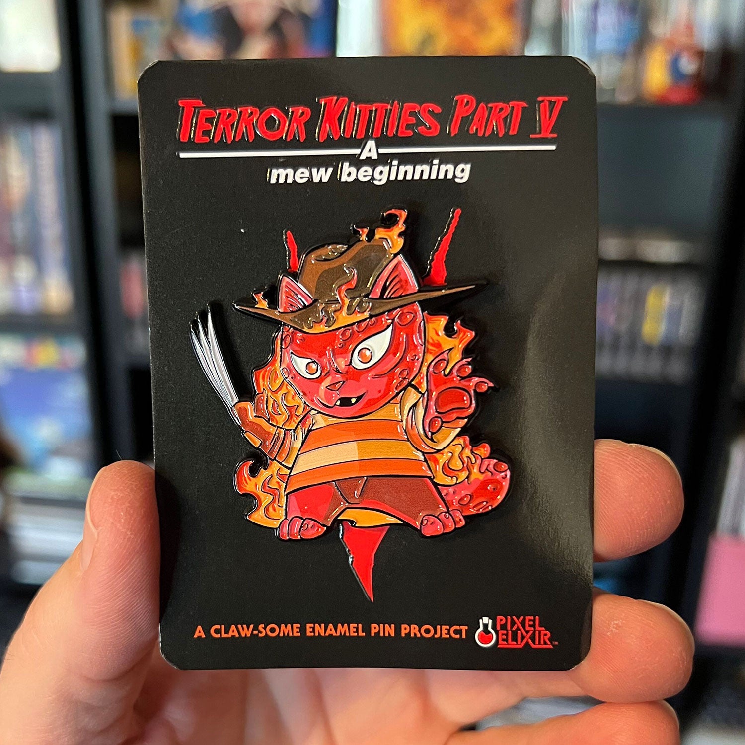 Terror Kitties V - Nightmare Kitty Enamel Pin
