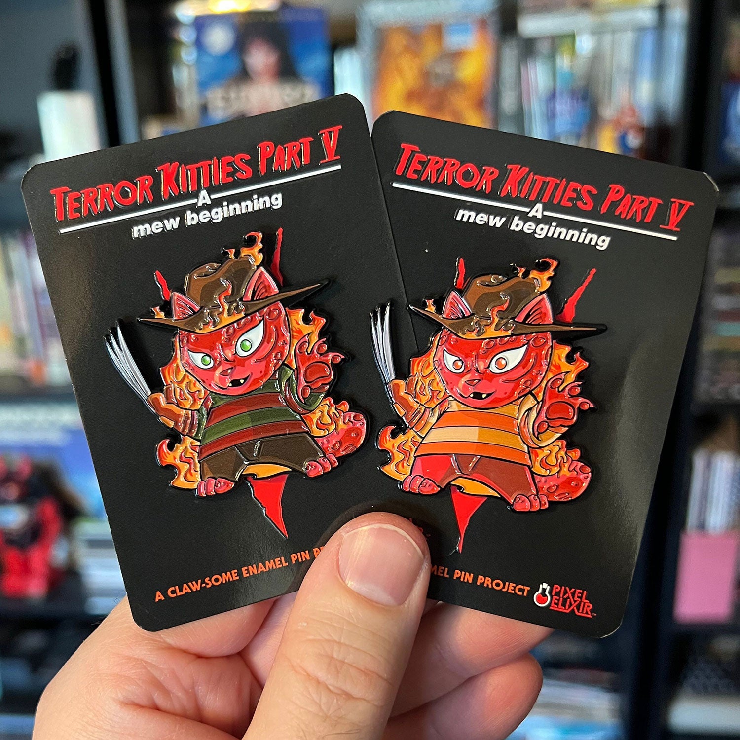 Terror Kitties V - Nightmare Kitty Enamel Pin