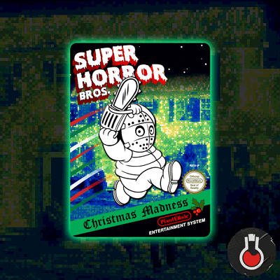 Super Horror Bros. Christmas Madness Enamel Pin