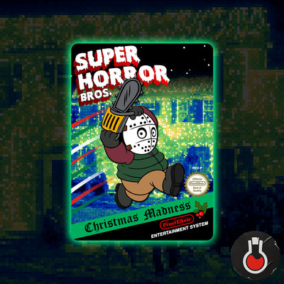Super Horror Bros. Christmas Madness Enamel Pin