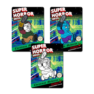Super Horror Bros. Christmas Madness Enamel Pin