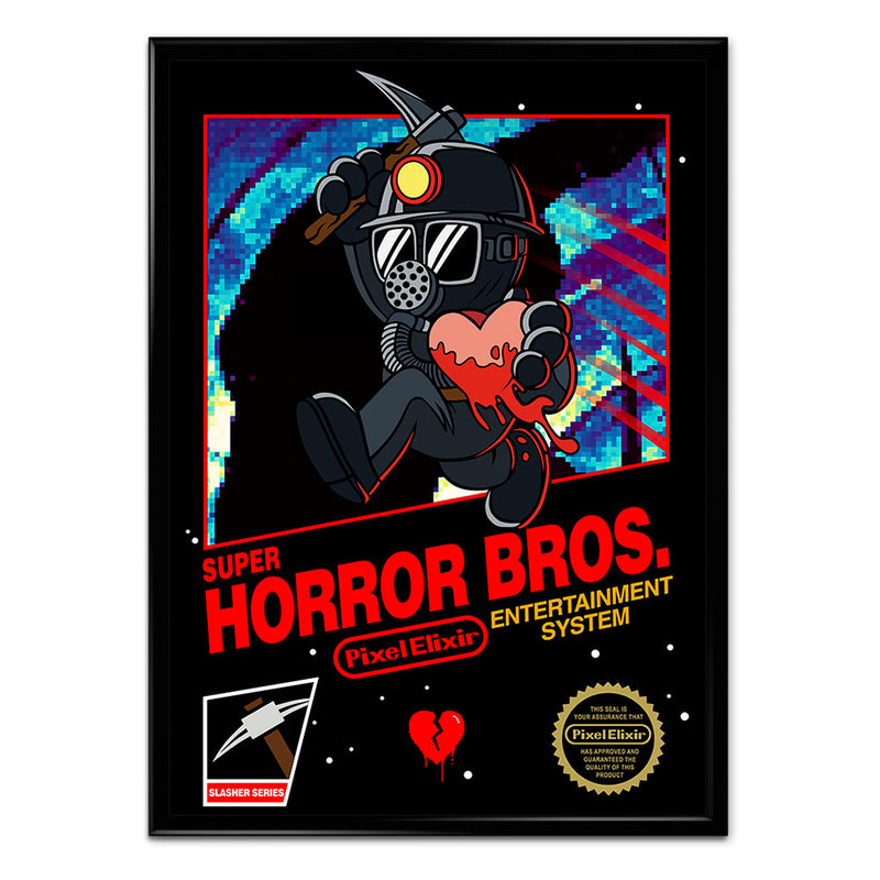 Super Horror Bros. Miner '24 Art Print
