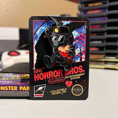 Super Horror Bros. Miner '24 Enamel Pin