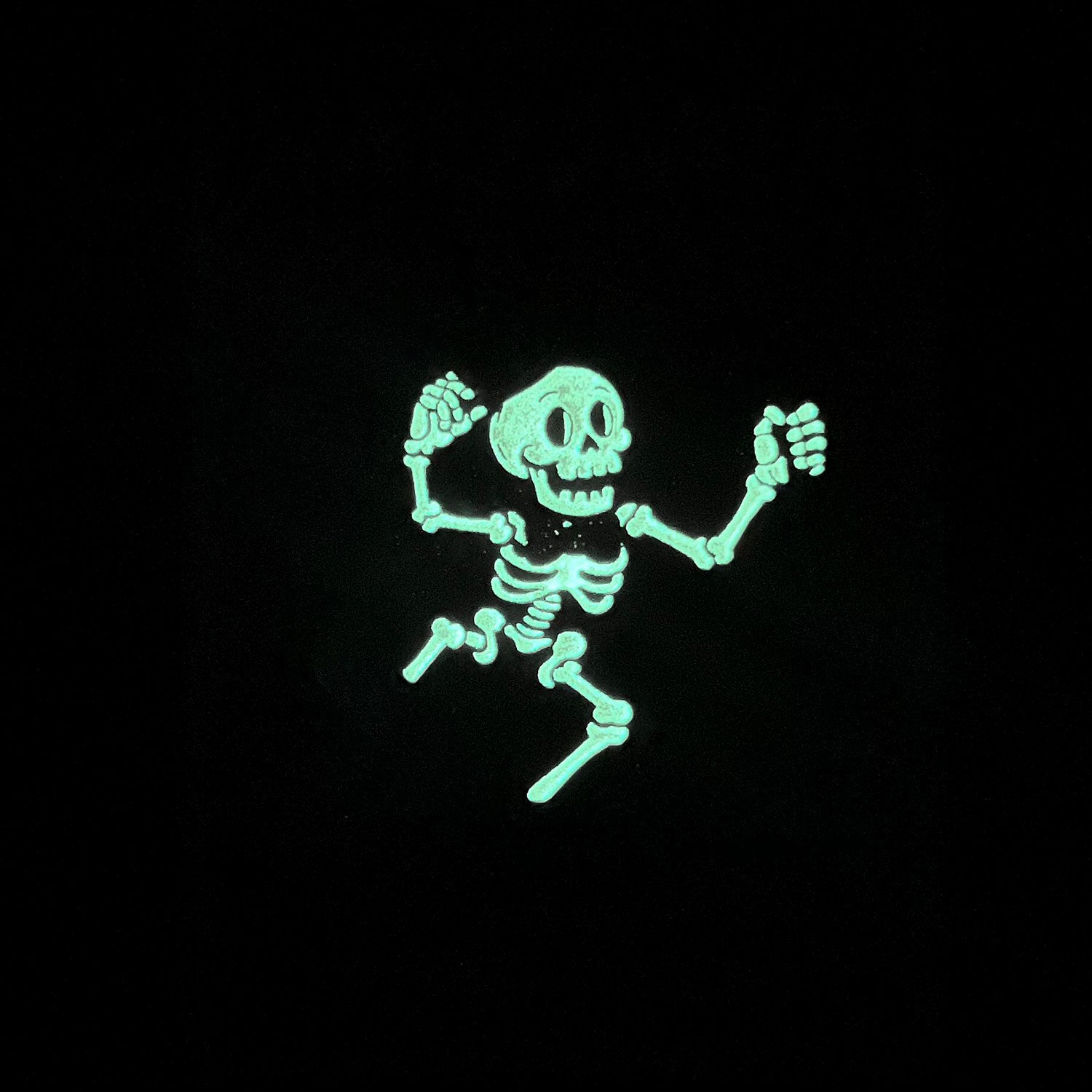 Vintage Halloween Mr. Bones Enamel Pin