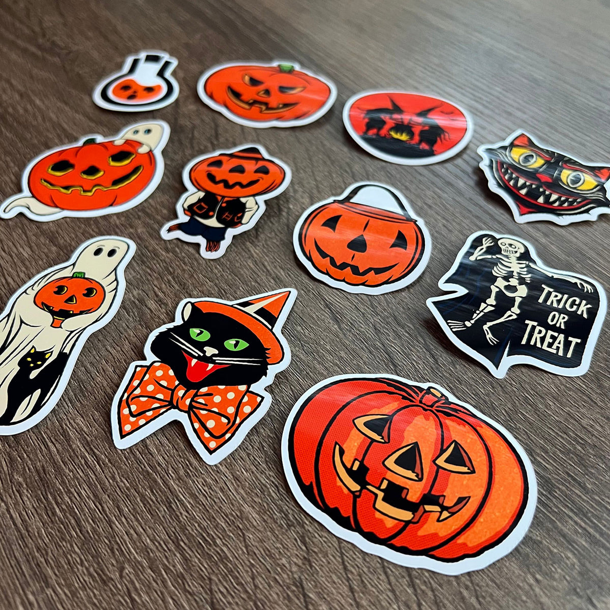 Vintage Halloween Sticker Bundle