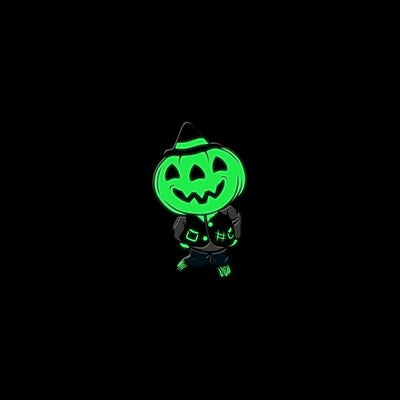 Vintage Halloween Hobo Jack Enamel Pin (Seconds)