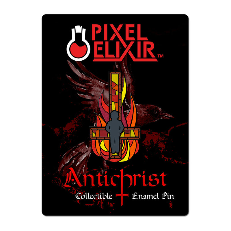 Antichrist Enamel Pin - Dystopian Designs