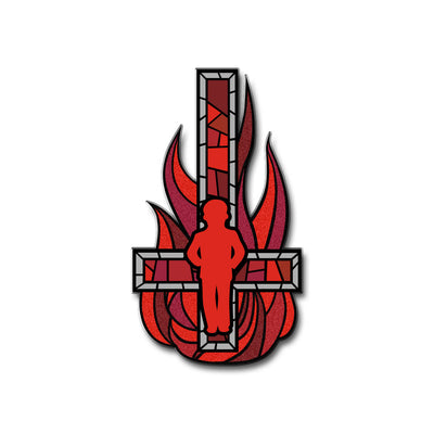 Antichrist Enamel Pin - Dystopian Designs