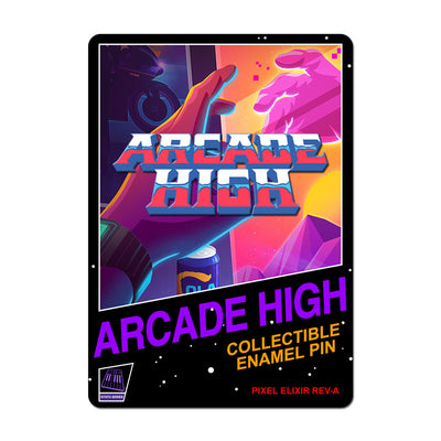 Arcade High Enamel Pin - Dystopian Designs