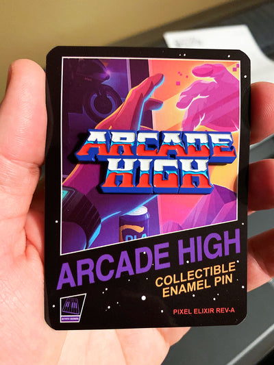 Arcade High Enamel Pin - Dystopian Designs