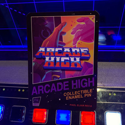 Arcade High Enamel Pin - Dystopian Designs