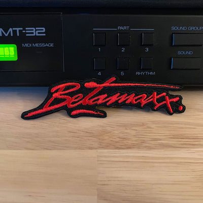 Betamaxx 4" Embroidered Logo Patch - Dystopian Designs