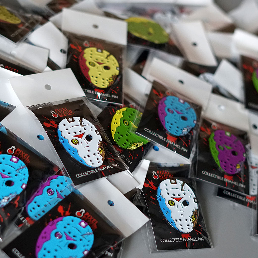 Camp Carver Part VII Enamel Pin (7 versions available) - Dystopian Designs