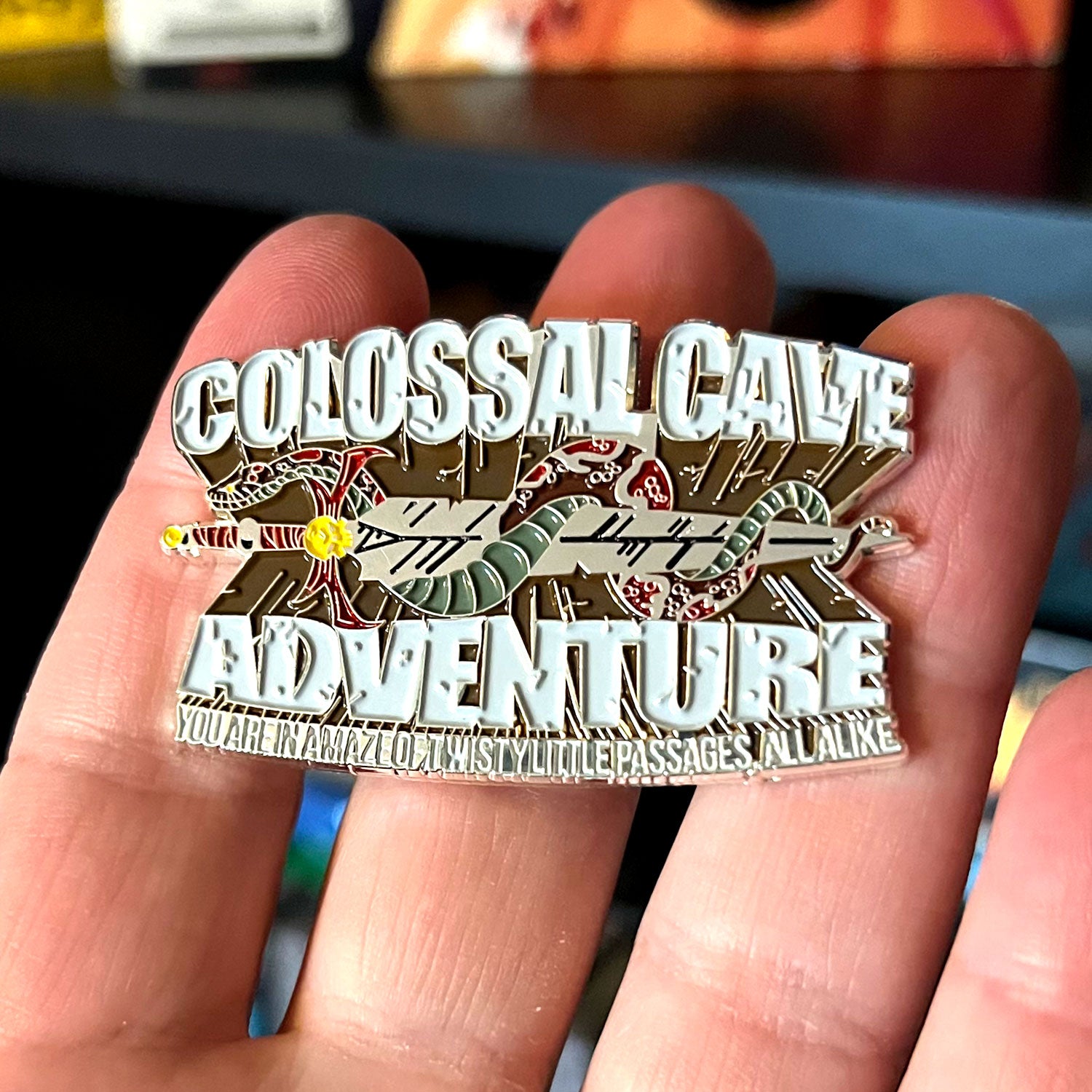 Colossal Cave Adventure Enamel Pin