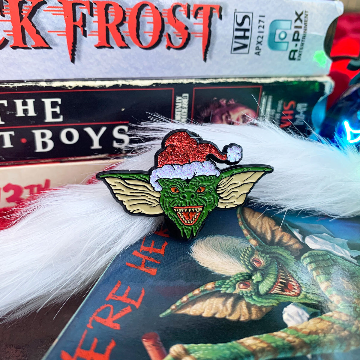 Christmas Critter Enamel Pin - Dystopian Designs