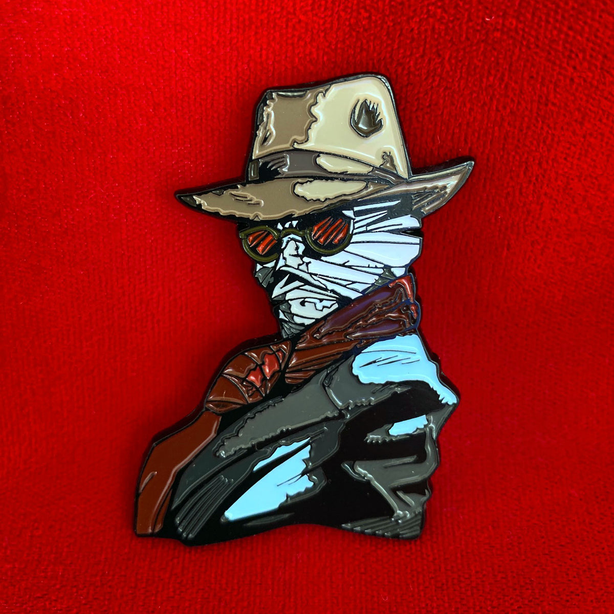 Invisible Man Enamel Pin - Dystopian Designs
