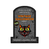 Creepshire Cat Vintage Halloween Enamel Pin - Dystopian Designs