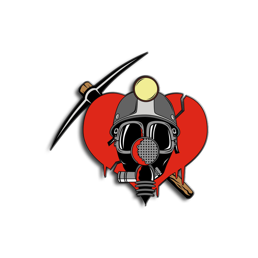Deadly Valentine Enamel Pin - Dystopian Designs