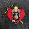 Deadly Valentine 4" Embroidered Patch - Dystopian Designs