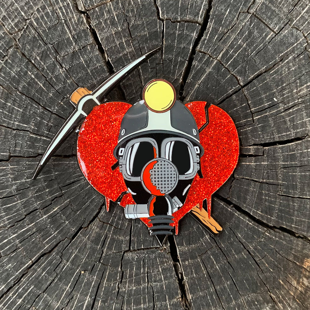 Deadly Valentine Enamel Pin - Pixel Elixir