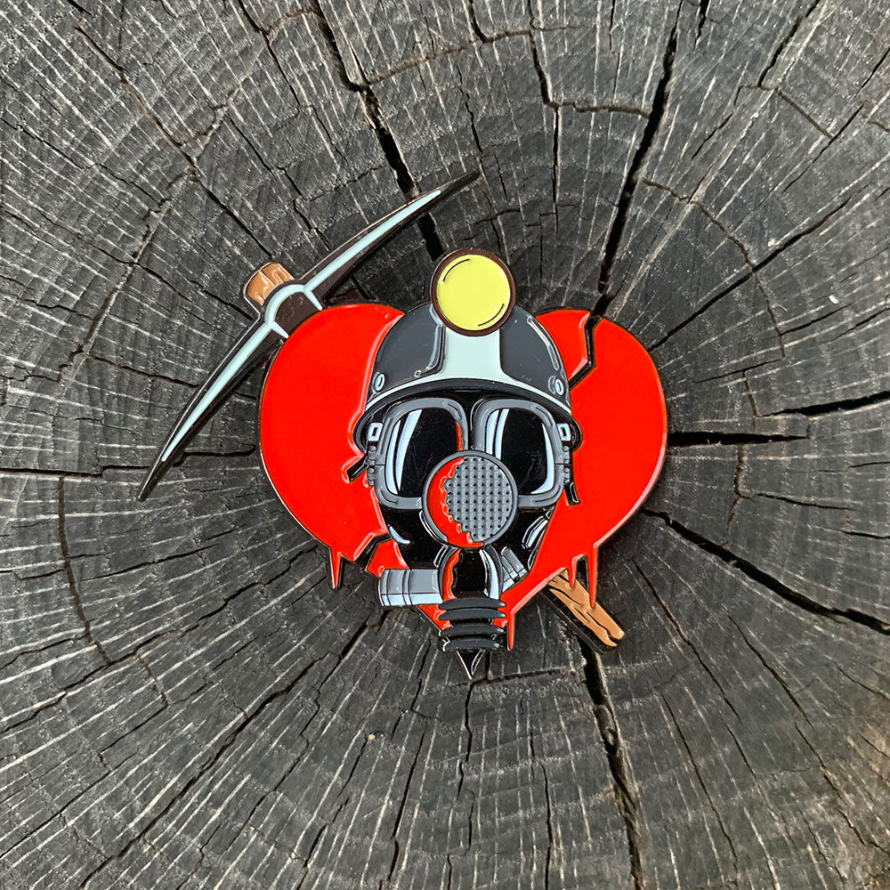 Deadly Valentine Enamel Pin - Pixel Elixir