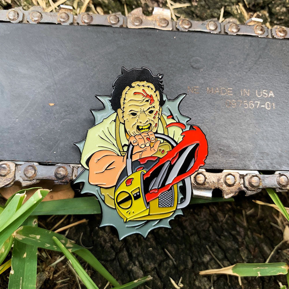 Dimensions of Fear - Texas Enamel Pin - Dystopian Designs