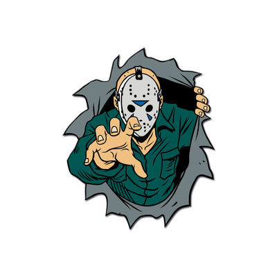 Dimensions of Fear - Crystal Lake Enamel Pin