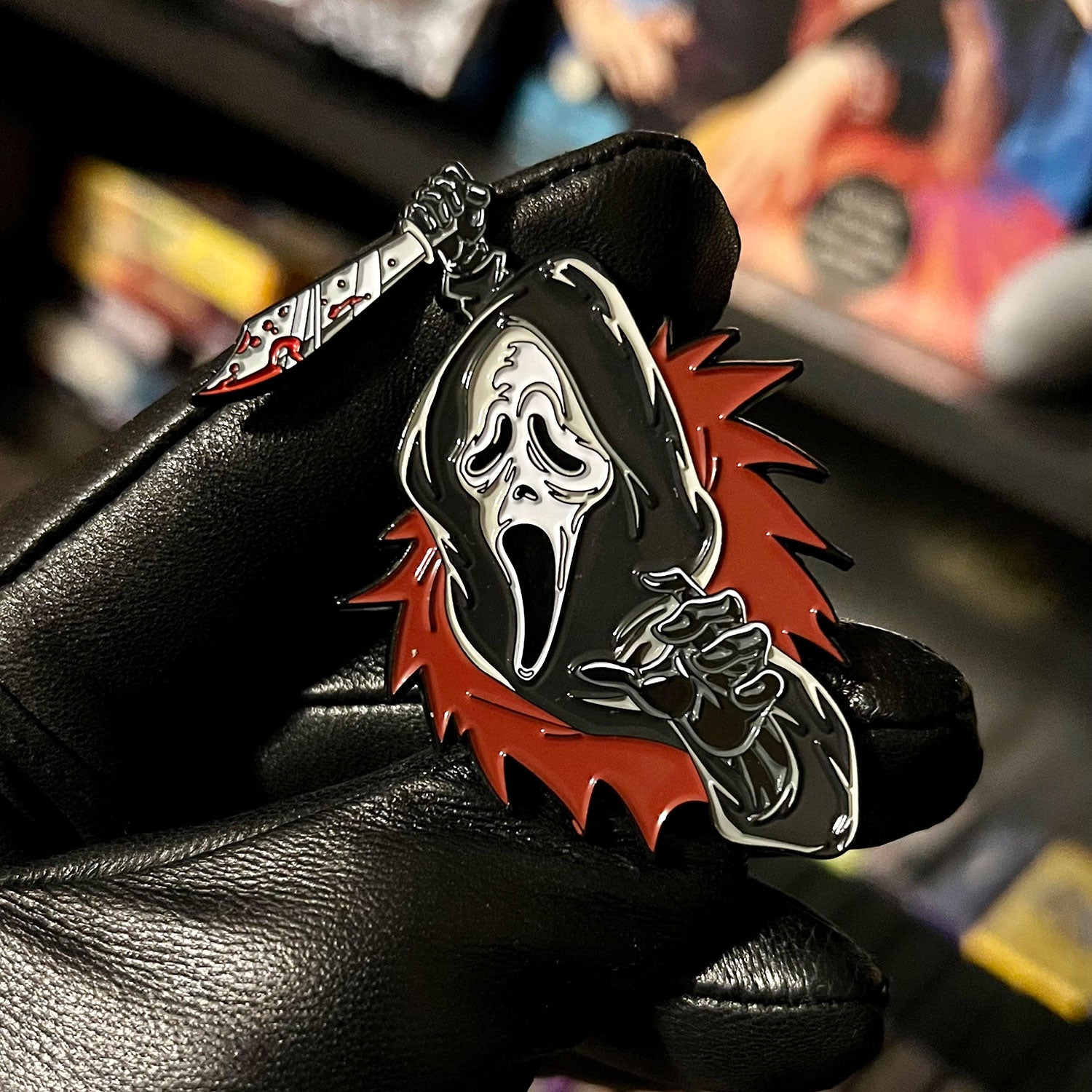 Dimensions of Fear - Woodsboro Enamel Pin