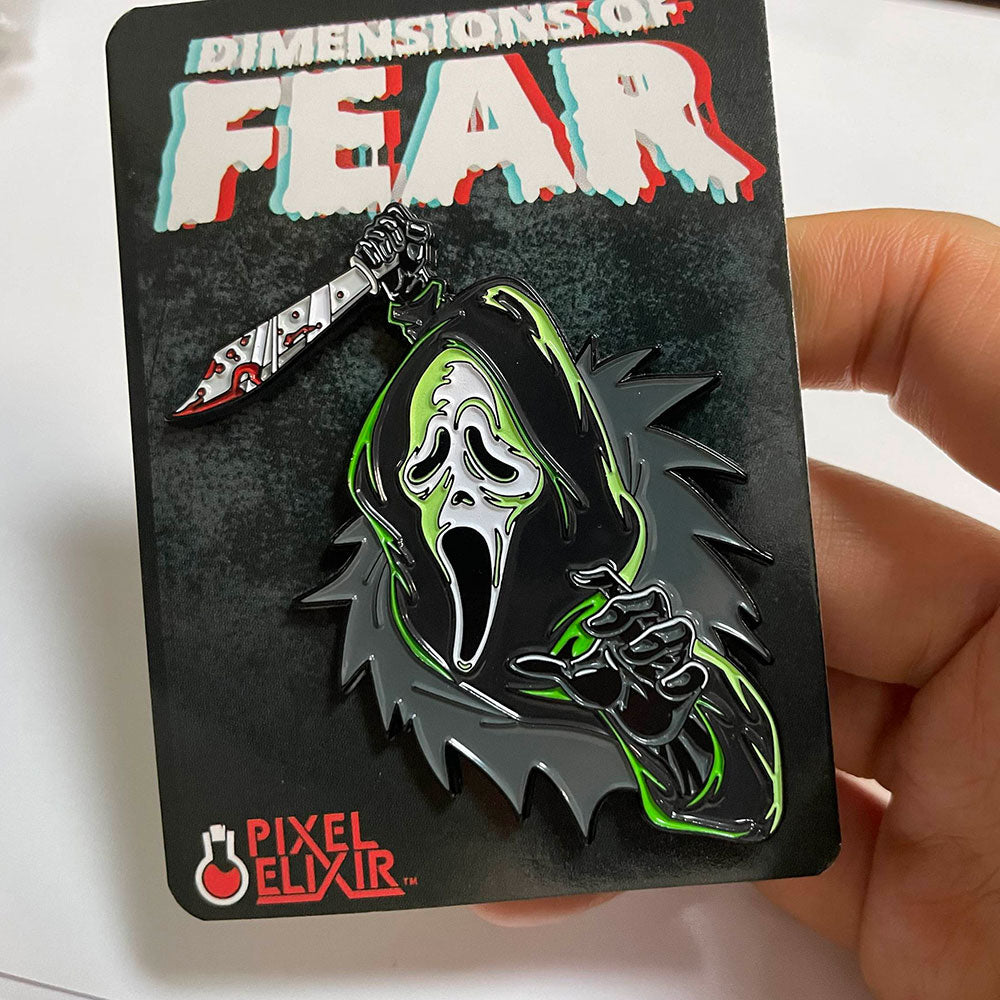 Dimensions of Fear - Woodsboro Enamel Pin